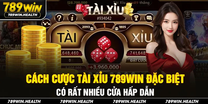 Cách cược tài xỉu 789WIN đặc biệt có rất nhiều cửa hấp dẫn